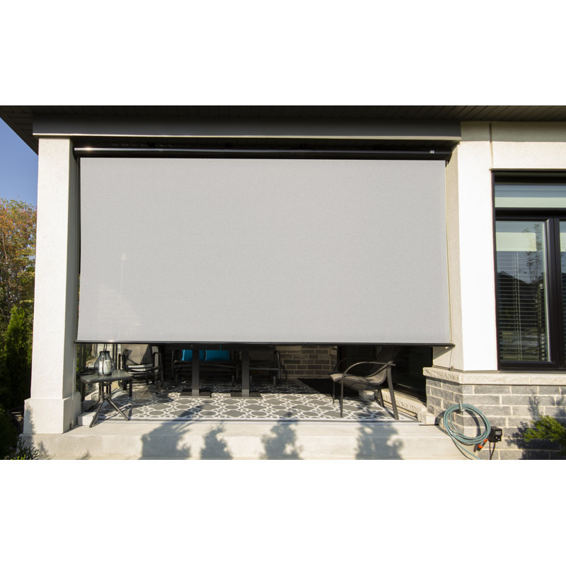 Store extérieur semi-transparent MultiShade, Gris, L 132 po x L 116 po