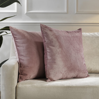 Housses de coussin rectangulaires en velours mat
