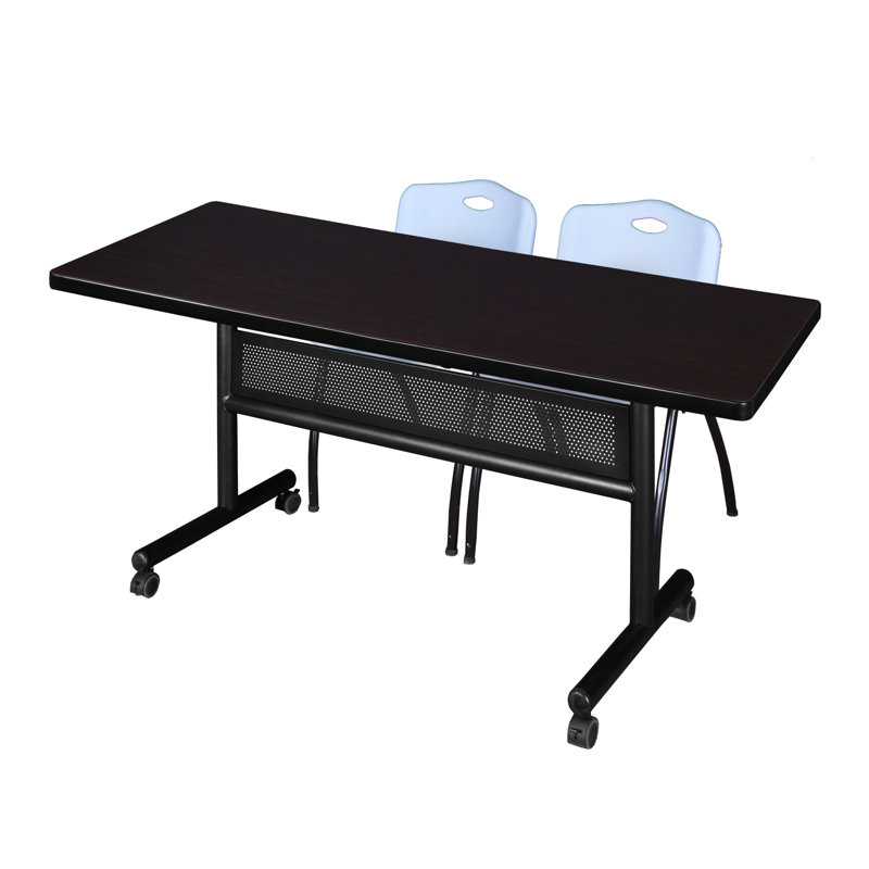 Table de formation Kobe, gris, gris, H 29 po x L 72 po x l 30 po