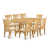 9 pièces : 1 table, 8 chaises
