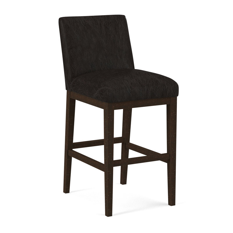 Upholstered Stool, Applause Bajah Ruby, English Saddle