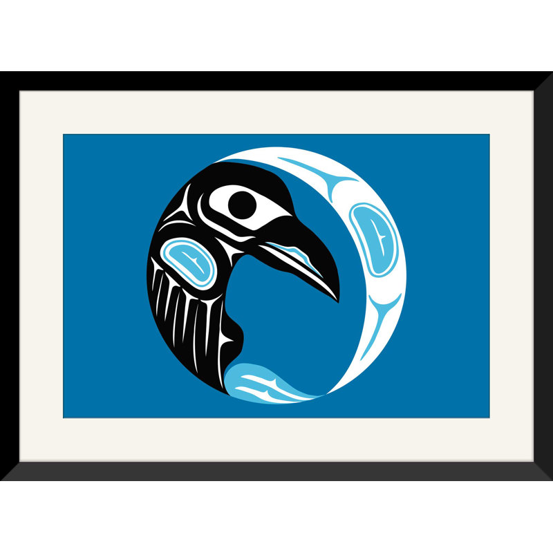 « raven moon », impression encadrée