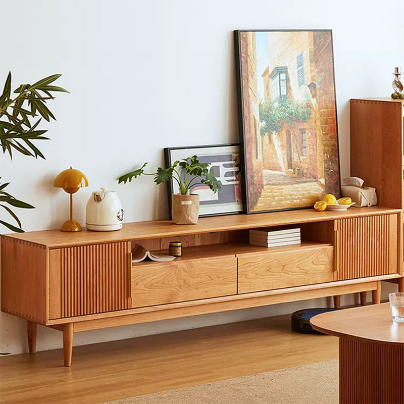 Meuble télé Modern, 21.65”H x 82.68”L x 15.75”W