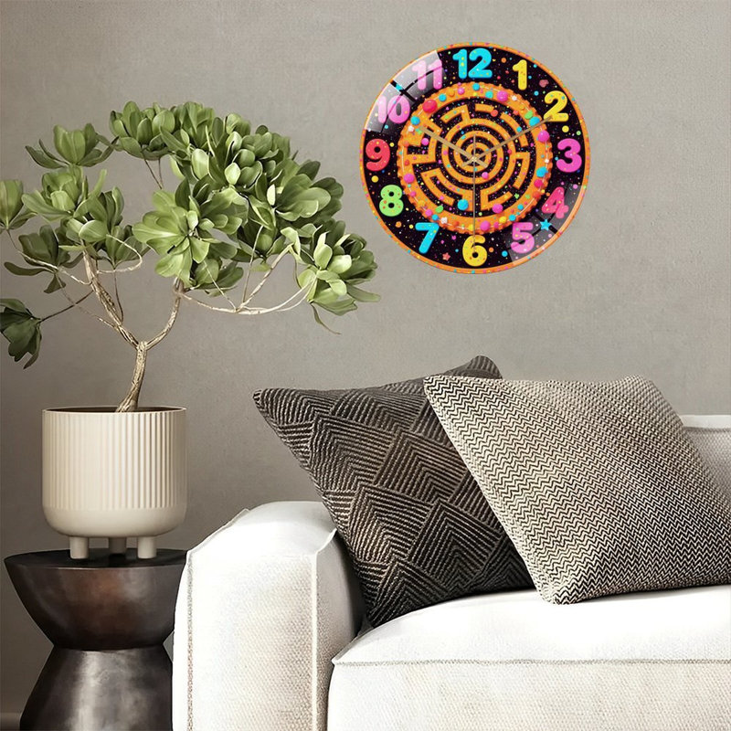 Horloge murale Maze