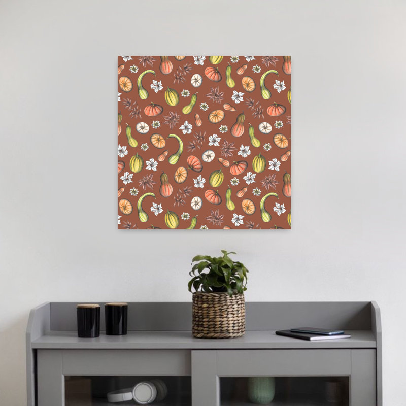 Art contemporain, art contemporain d'automne, H 18 po x l 18 po