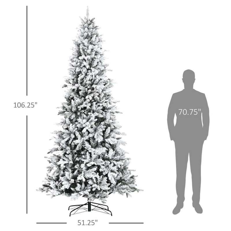 Artificial Christmas Tree with 616 Realistic Cedar Branches