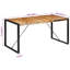 Price Mango Rectangular Wood Top Dining Table-41907596
