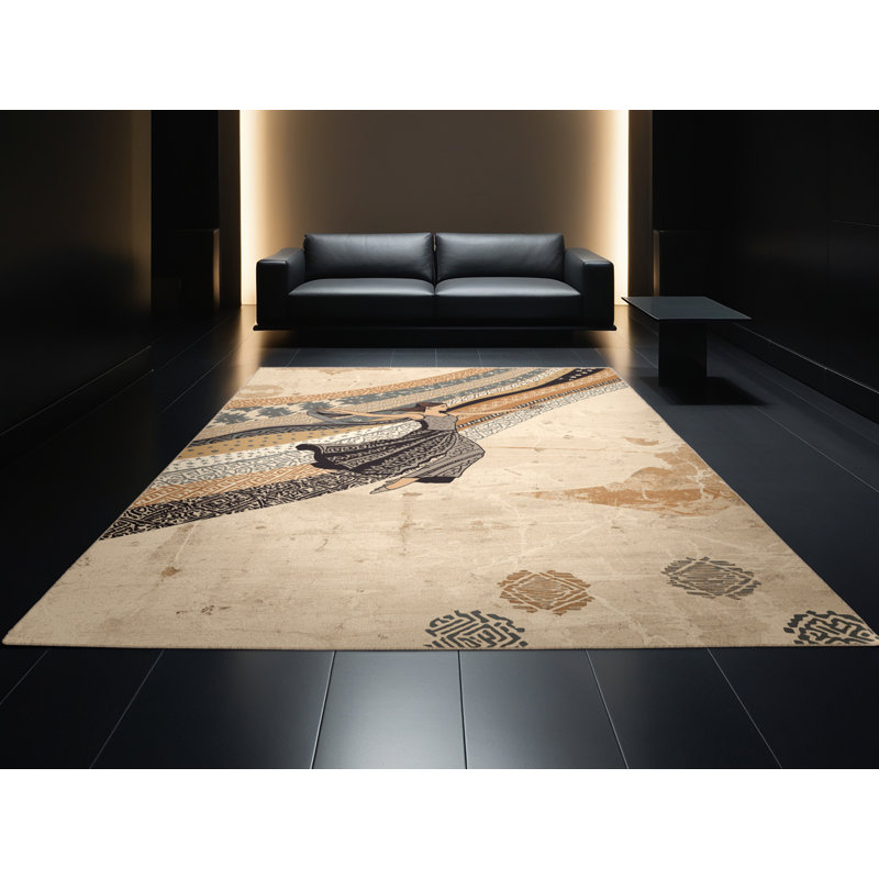 Tapis d'inspiration mondiale Orfelinda, 4 x 6