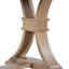 Ensemble de table de salle à manger extensible en bois d'hévéa avec chaises rembourrées 7 pièces Levi-122543913