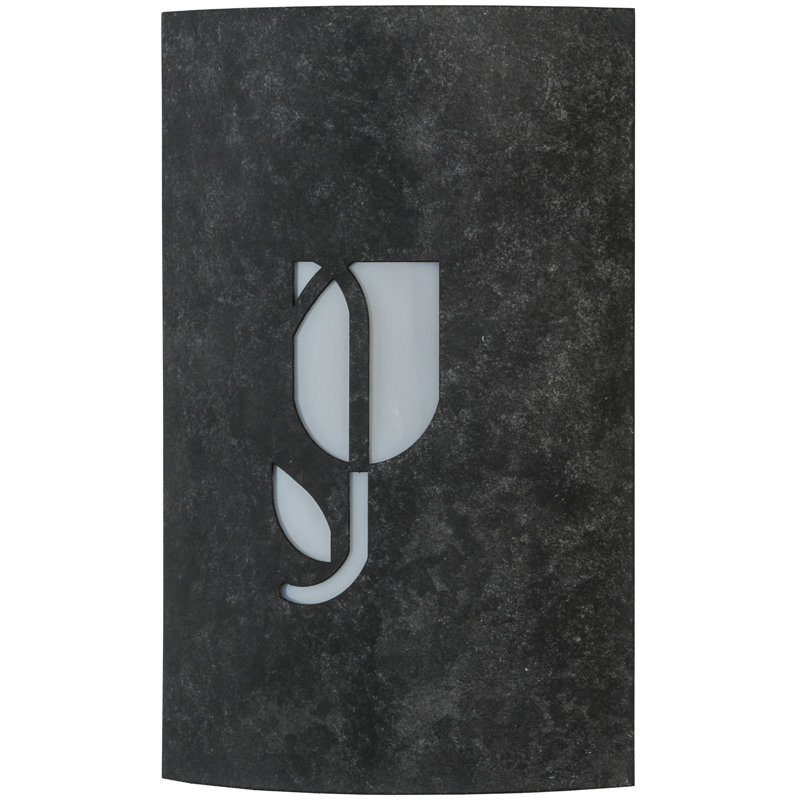 Country Inn 1 - Light LED Wallchiere, Black