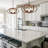 Geometric Kitchen Island Lighting 6 Lights Farmhouse Chandelier for Dining Room Pool Table Rustic
