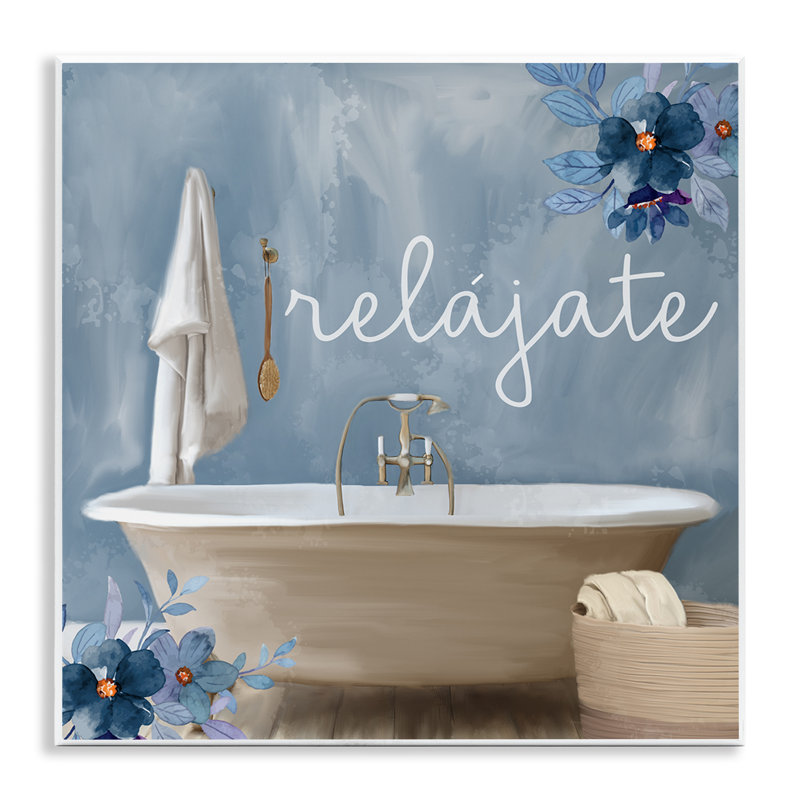 «Relax with Bathaign», art mural espagnol par Kim Allen