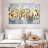 Gold And Silver Abstract On Canvas Print-565490181