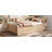 Tarazon L-Shaped Twin Daybed With Trundle, Integrated Desk And Storage Shelves, Durable Wood-125179227-125179223