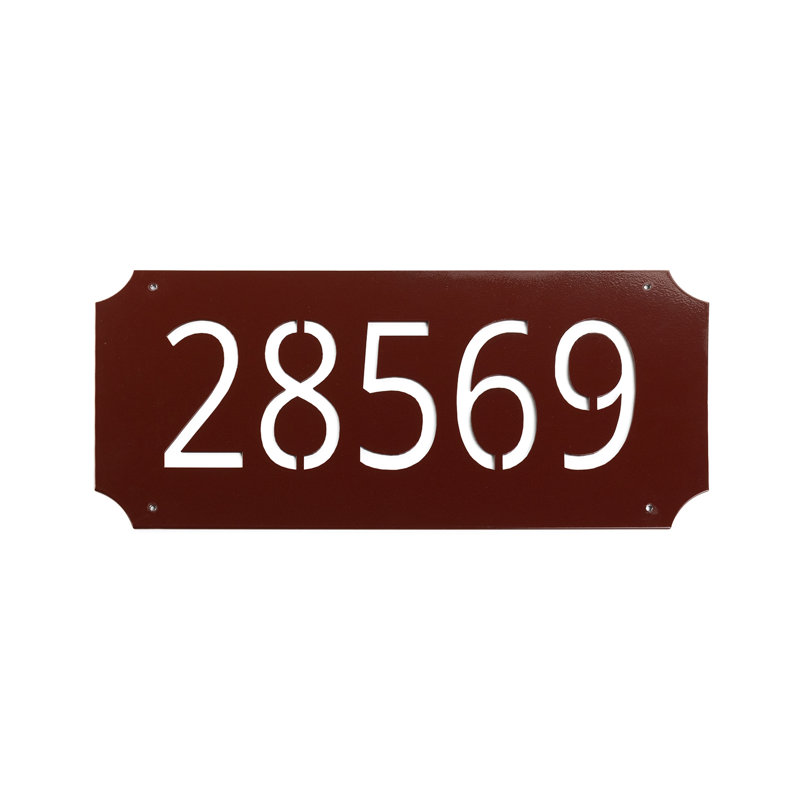 Front Plate Only Princeton One Line Wall Mount, Brick Red