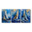 Série Sea and Shore XVIII - Ensemble de toiles tendues avec châssis Premium - Prêt à être accroché-995555032