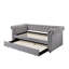 Lit de jour en tissu avec couchette (simple)