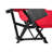 Heavy Duty Red Outdoor Chair With Cup Holder, 250Lbs Capacity, Frame For Camping, Garden, Patio Use Portable Support, Breathable Fabric Garden-1491842746