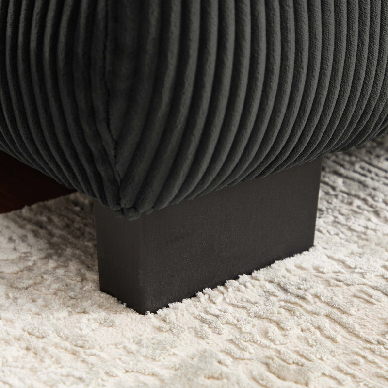 Canapé modulaire Cloud Couch, Black Corduroy