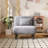 Convertible Chair Bed, Tri-Fold Sofa With Adjustable Backrest & Pillow, Comfortable Sleeper For Home & Office-379049196-379049197