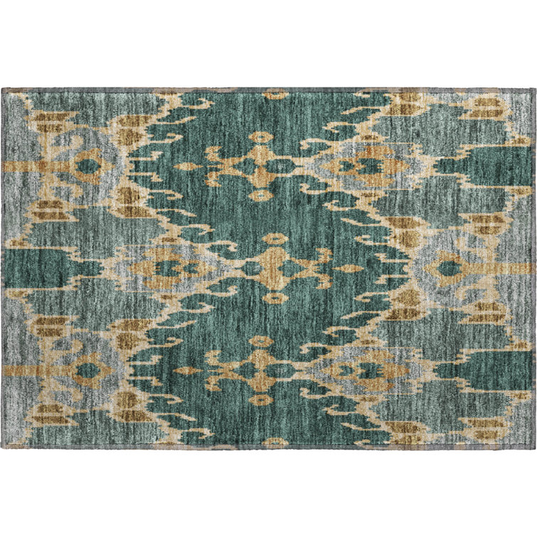 Premium Machine Washable Prisco Cactus Rug