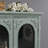 Vaillancourt Glass Paned Distressed Accent Cabinet 