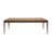 Cid Tiara 96-127 Inch Extendable Dining Table, Rectangular, Brown