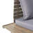 Dark Grey Furniture With Spill- Lining And Enlarged Seat Wood Cushion Broad Panel -