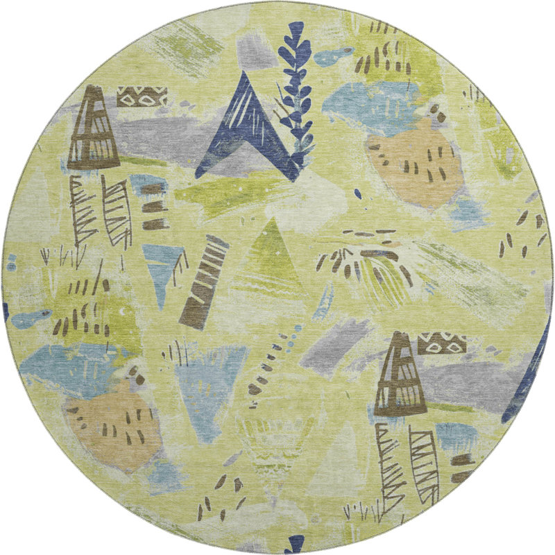 Premium Machine Washable Harjo AMF1573 Modern Rug, Rectangle 1'8" x 2'6"