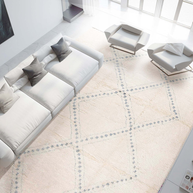 Wool Moroccan Area Rug