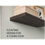 Tablettes flottantes, Sienna, 2 tablettes, H 1,50 po-128899045