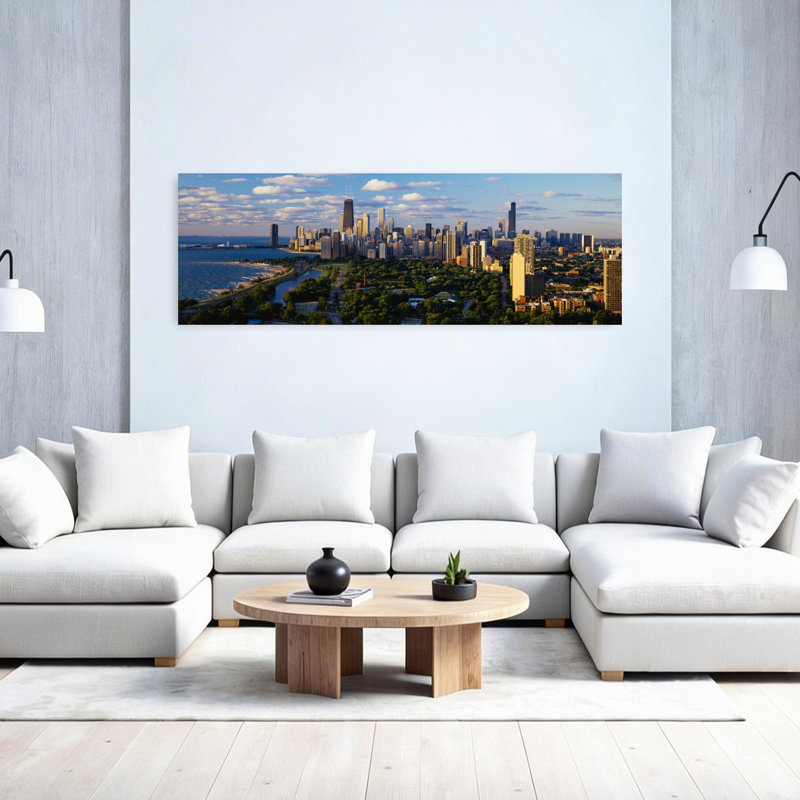 Chicago IL by J Sohm/VOA LLC - Wrapped Canvas Panoramic Print, 50.8 cm H x 152.4 cm W