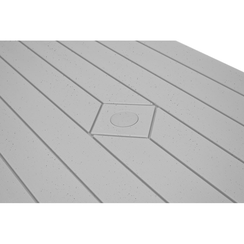 Heavy-Duty Folding Picnic Table , Gray