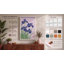 Blue Irises with Seal Japandi - Wrapped Canvas-1542707716-1542707762