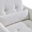 Fauteuil d'appoint capitonné en velours Raindrop