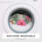 Premium Machine Washable Dream Shag ADS207 Leaves and Flamingos Rug-1841468058