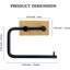 Wall Mounted Toilet Paper Holder
