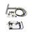 Chrome Touchless Faucet with Integrated Soap Dispenser and High Speed Hand Dryer