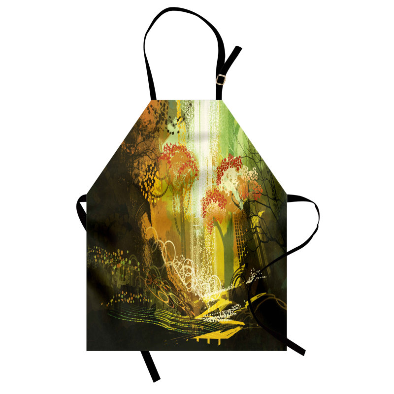 No Pattern Bib Apron