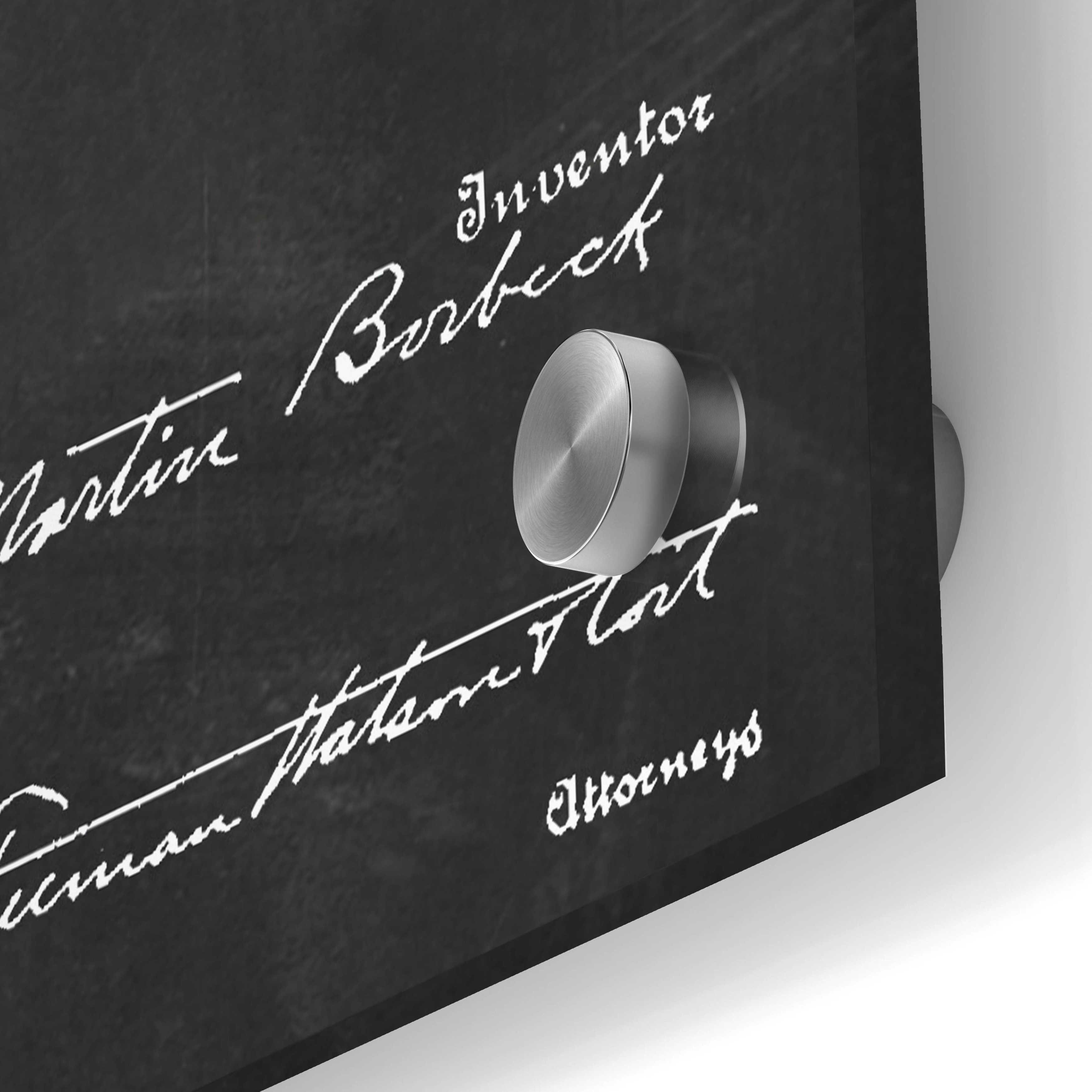 17 Stories Fountain Pen Blueprint Patent Chalkboard On Plastic