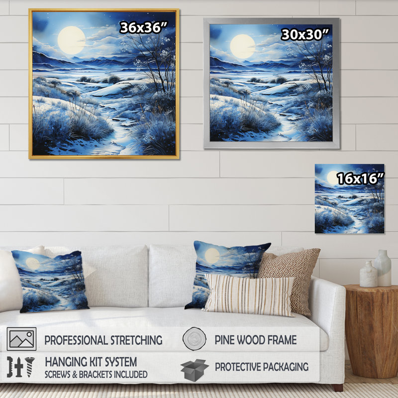 Desert Whispering Sands Pointillism - Landscapes Canvas Prints, H 36 po x l 36 po x P 1,5 po, Toile tendue
