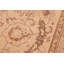 Tapis oriental brun clair en laine noué à la main 6 pi 1 po x 9 pi 3 po Baccio