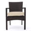  Ensemble de 4 meubles de patio avec causeuse, 2 chaises confortables et une table basse élégante, en osier de polyéthylène durable avec coussins moelleux pour l'extérieur