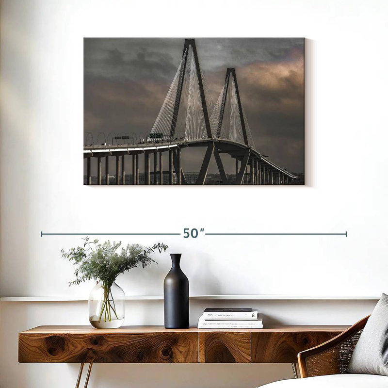 Rorry Iconic Ravenel Bridge, 24" H x 36" W