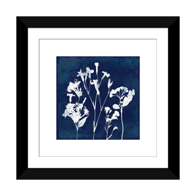 Reproduction d'art graphique sur toile «Cyanorphe II»