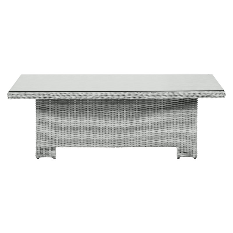 Safire Rectangular Wicker Outdoor Dining Table , 134cm cm W 84cm cm D