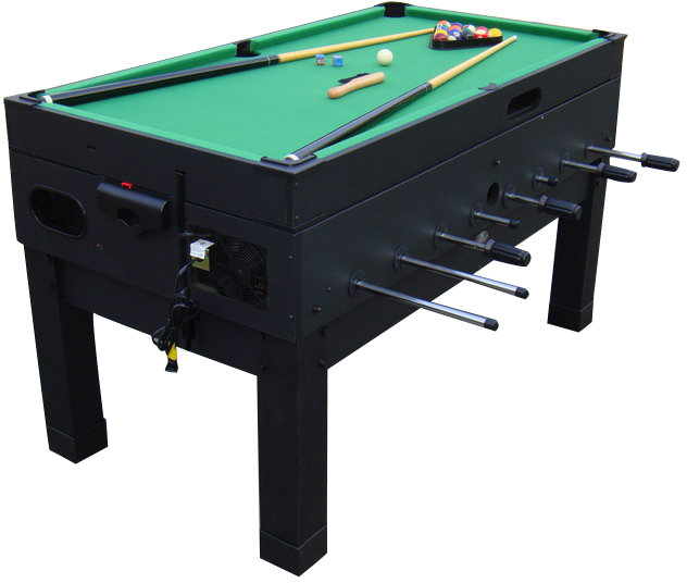 Danbury 14-in-1 56" Multi Game Table, Black