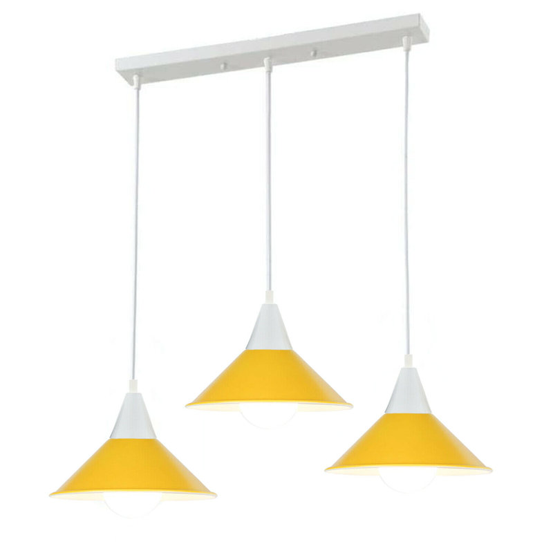 Whiting 3 - Light Kitchen Island Pendant, Yellow
