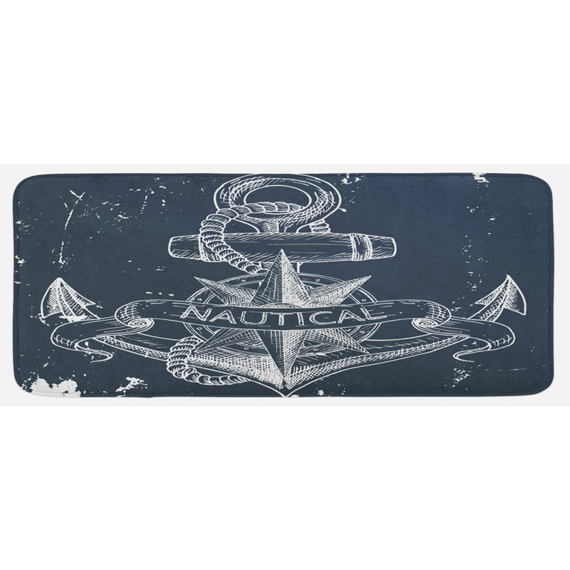 Tapis de cuisine marine