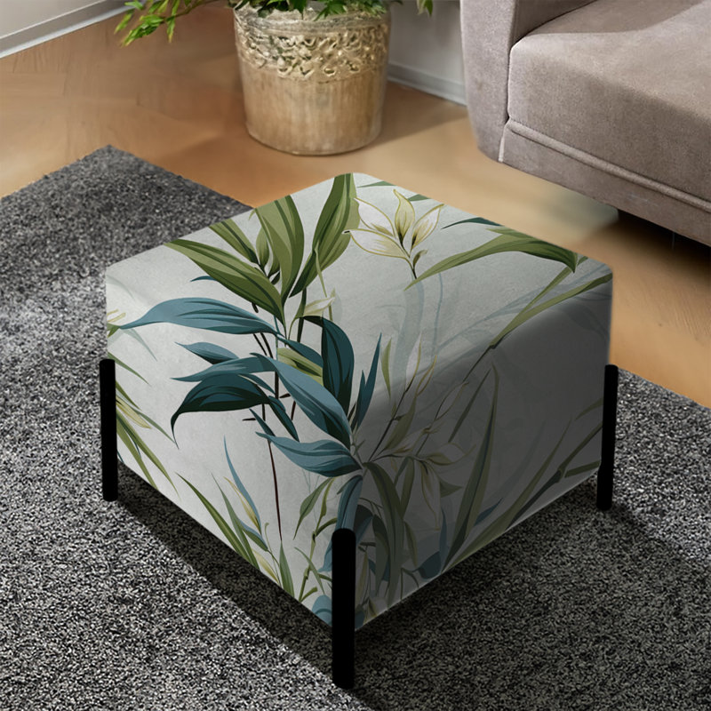 Repose-pieds tropical tropical en bambou Zen IV